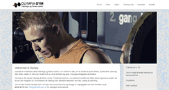Desktop Screenshot of olympia-gym.dk